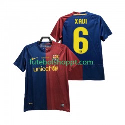 Camisola Homem FC Barcelona XAVI 6 Champions League 2009 Retro Principais Equipamento 2008 Manga Curta