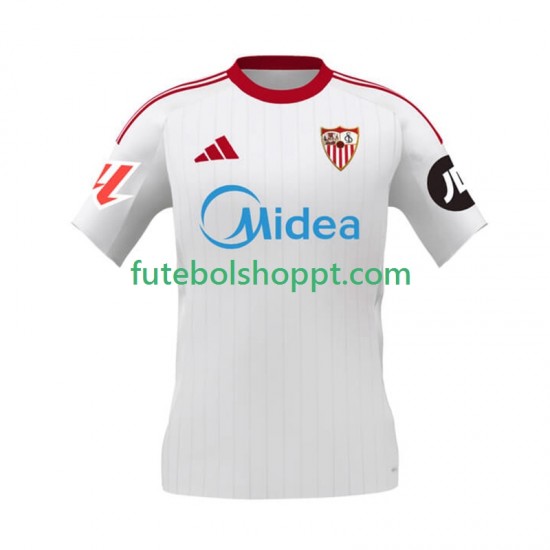 Camisola Homem Sevilla FC Principais Equipamento 2025-2026 Manga Curta