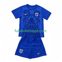 Camisola Júnior Finlândia Alternativa Equipamento 2025 Manga Curta