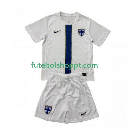 Camisola Júnior Finlândia Principais Equipamento 2025 Manga Curta