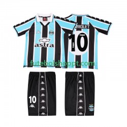 Camisola Júnior Gremio Chevrolet 10 2000 Retro Principais Equipamento Manga Curta