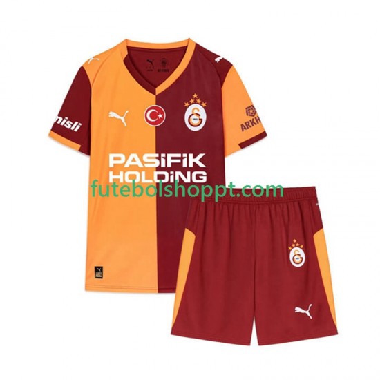 Camisola Júnior Galatasaray Principais Equipamento 2025-2026 Manga Curta