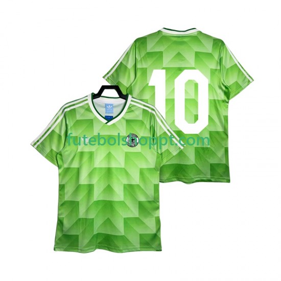 Camisola Homem Alemanha 10 Retro Alternativa Equipamento 1990 Manga Curta