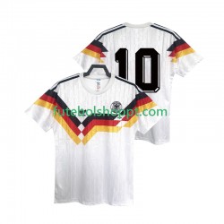 Camisola Homem Alemanha 10 Retro Principais Equipamento 1990 Manga Curta