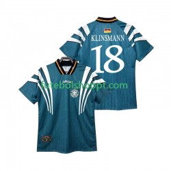 Camisola Homem Alemanha KLINSMANN 18 1996 Retro Alternativa Equipamento Manga Curta