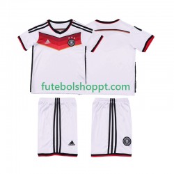 Camisola Júnior Alemanha 2014 Retro Principais Equipamento Manga Curta