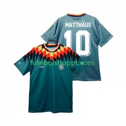 Camisola Homem Alemanha MATTHAUS 10 Retro Alternativa Equipamento 1994 Manga Curta