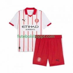 Camisola Júnior Girona Principais Equipamento 2025-2026 Manga Curta