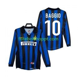 Camisola Homem Inter de Milão BAGGIO 10 Retro Principais Equipamento 1998 1999 Manga Comprida Camisola Homem Inter de Milão BAGGIO 10 Retro Principais Equipamento 1998 1999 Manga Comprida