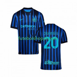 Camisola Homem Inter de Milão Hakan Calhanoglu 20 Principais Equipamento 2025-2026 Manga Curta