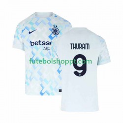 Camisola Homem Inter de Milão Marcus Thuram 9 Alternativa Equipamento 2025-2026 Manga Curta