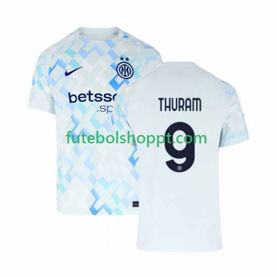Camisola Homem Inter de Milão Marcus Thuram 9 Alternativa Equipamento 2025-2026 Manga Curta