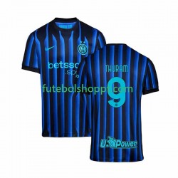 Camisola Homem Inter de Milão Marcus Thuram 9 Principais Equipamento 2025-2026 Manga Curta