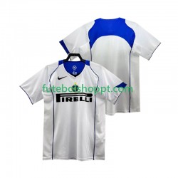 Camisola Homem Inter de Milão 2005 Retro Alternativa Equipamento 2004 Manga Curta