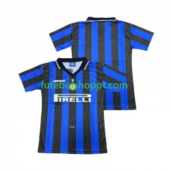 Camisola Homem Inter de Milão 1997 Retro Principais Equipamento 1998 Manga Curta