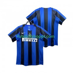 Camisola Homem Inter de Milão 2005 Retro Principais Equipamento 2004 Manga Curta
