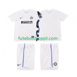 Camisola Júnior Inter de Milão Retro Alternativa Equipamento 2011 2010 Manga Curta