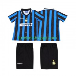 Camisola Júnior Inter de Milão 1997 Retro Principais Equipamento 1998 Manga Curta