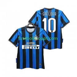 Camisola Homem Inter de Milão SNEIJDER 10 2009 Retro Principais Equipamento 2010 Manga Curta