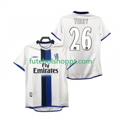 Camisola Homem Inter de Milão TERRY 26 2003 Retro Alternativa Equipamento 2004 Manga Curta