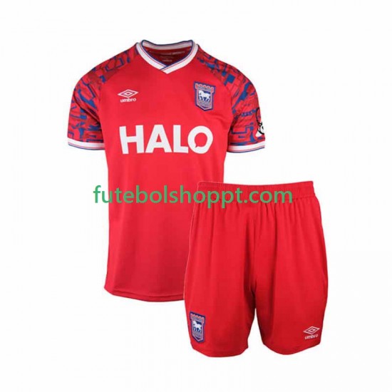 Camisola Júnior Ipswich Town Alternativa Equipamento 2025-2026 Manga Curta