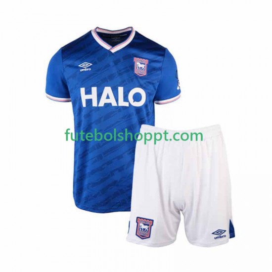 Camisola Júnior Ipswich Town Principais Equipamento 2025-2026 Manga Curta