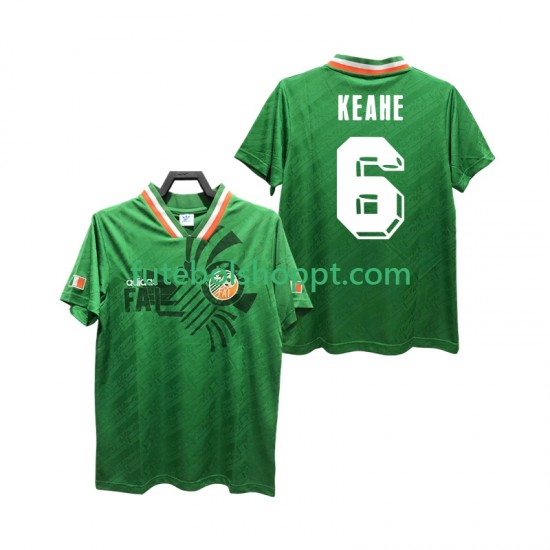 Camisola Homem Irlanda KEAHE 6 Retro Principais Equipamento 1994 Manga Curta