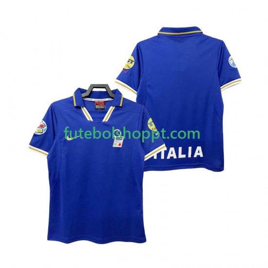 Camisola Homem Itália 1996 Retro Principais Equipamento Manga Curta