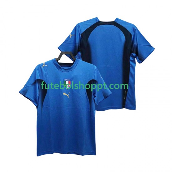 Camisola Homem Itália Retro Principais Equipamento 2006 Manga Curta