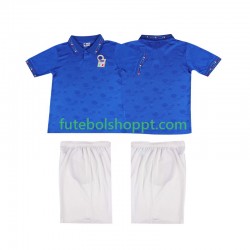 Camisola Júnior Itália Retro Principais Equipamento 1994 Manga Curta