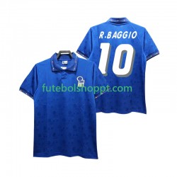 Camisola Homem Itália Roberto Baggio 10 Retro Principais Equipamento 1994 Manga Curta Camisola Homem Itália Roberto Baggio 10 Retro Principais Equipamento 1994 Manga Curta