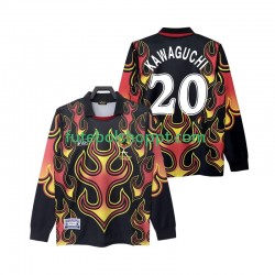 Camisola Homem Japão KAWAGUGHI 20 Guarda-redes Retro Principais Equipamento 1998 Manga Comprida