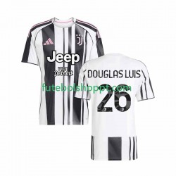 Camisola Homem Juventus Douglas Luiz 26 Principais Equipamento 2025-2026 Manga Curta