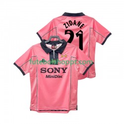 Camisola Homem Juventus ZIDANE 21 1997 Retro Alternativa Equipamento 1998 Manga Curta