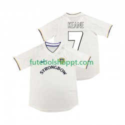 Camisola Homem Leeds United KEANE 7 2000 2001 Retro Principais Equipamento Manga Curta