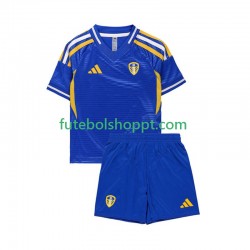 Camisola Júnior Leeds United Alternativa Equipamento 2025-2026 Manga Curta