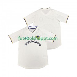 Camisola Homem Leeds United 2000 2001 Retro Principais Equipamento Manga Curta
