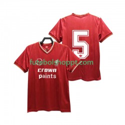 Camisola Homem Liverpool 5 1985 1986 Retro Principais Equipamento Manga Curta