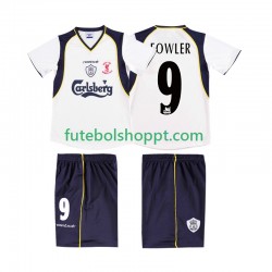 Camisola Homem Liverpool FOWLER 9 LWP 2001 Retro Alternativa Equipamento 2002 Manga Curta