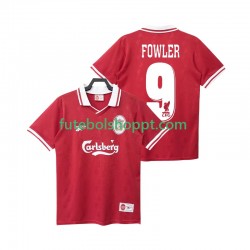 Camisola Homem Liverpool FOWLER 9 1996 Retro Principais Equipamento 1998 Manga Curta
