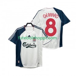 Camisola Homem Liverpool GERRARD 8 Retro Alternativa Equipamento 2008 2006 Manga Curta