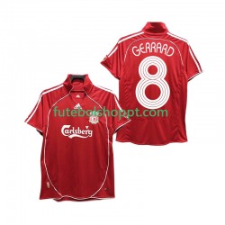 Camisola Homem Liverpool GERRARD 8 Retro Principais Equipamento 2008 2006 Manga Curta