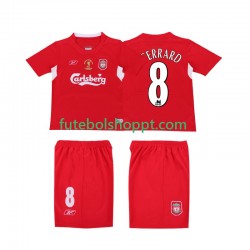 Camisola Homem Liverpool GERRARD 8 LWP 2005 Retro Principais Equipamento 2004 Manga Curta
