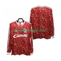 Camisola Homem Liverpool 1989 1991 Retro Principais Equipamento Manga Comprida Camisola Homem Liverpool 1989 1991 Retro Principais Equipamento Manga Comprida