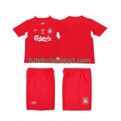 Camisola Homem Liverpool LWP 2005 Retro Principais Equipamento 2004 Manga Curta