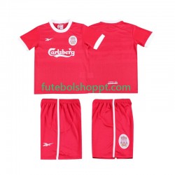 Camisola Júnior Liverpool LWP 1997 Retro Principais Equipamento 1998 Manga Curta