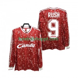 Camisola Homem Liverpool Rush 9 1989 1991 Retro Principais Equipamento Manga Comprida