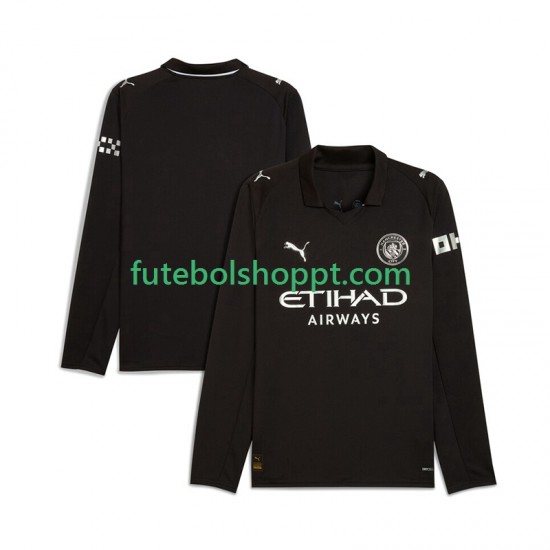 Camisola Homem Manchester City Alternativa Equipamento 2025-2026 Manga Comprida
