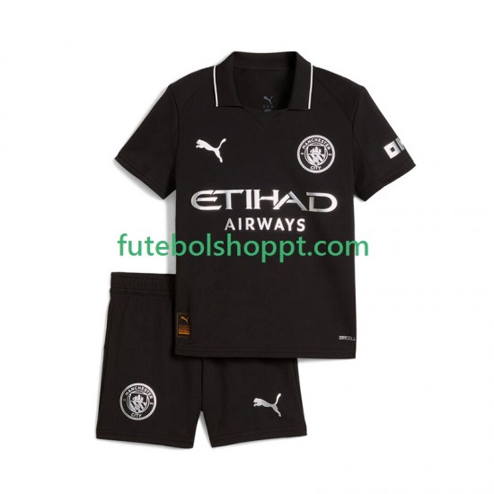 Camisola Júnior Manchester City Alternativa Equipamento 2025-2026 Manga Curta