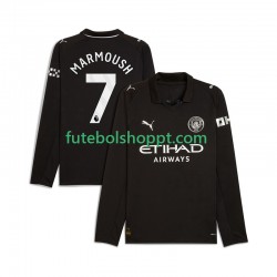 Camisola Homem Manchester City Omar Marmoush 7 Alternativa Equipamento 2025-2026 Manga Comprida